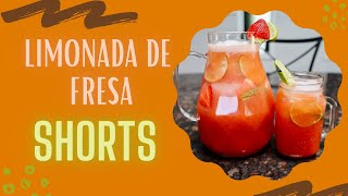 limonada de fresa en 5 minutos SHORTS [upl. by Derek]