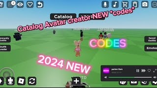 Catalog avatar creator Roblox codes NEW [upl. by Nhoj733]