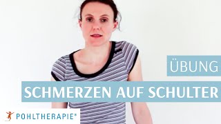 Schulterschmerzen Übung bei Schmerzen oben auf der Schulter [upl. by Ludvig]