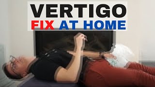 How to Fix CURE VERTIGO BPPV at Home  How To Do the Epley Maneuver [upl. by Yelyab]