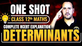 Determinants One Shot Class 12 Maths  Class 12th Chapter 4 NCERT Boards 202425 with Ushank Sir [upl. by Bridie]