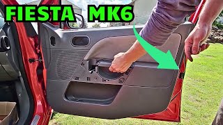 Ford Fiesta MK6 Door Panel Removal  Quick Guide [upl. by Ainirtac]