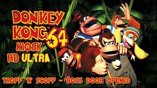 Donkey Kong 64 Kiosk Troff ‘N’ Scoff  Boss Door Opened HD [upl. by Akeemaj28]