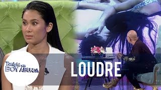 Lou cant watch the controversial video of her kissing Andre in PBB house  TWBA [upl. by Ilona737]