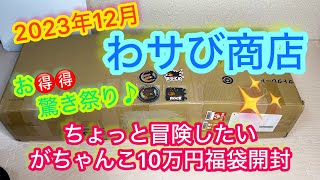 『2023年12月エアガン福袋』 わサび商店さんの福袋企画10万円袋を開封してみました！ [upl. by Ttoille79]