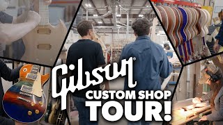 Gibson Custom Shop  Behind the Scenes Tour [upl. by Arimas564]