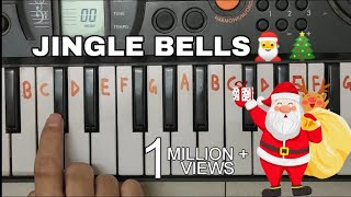 Jingle Bells Easy Piano Tutorial [upl. by Ecinad]