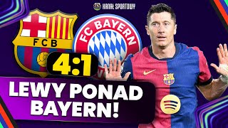 BARCELONA – BAYERN 41 LEWANDOWSKI Z GOLEM DUMA KATALONII POKAZAŁA MOC PRZED EL CLASICO ANALIZA [upl. by Cirilo]