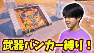 武器バンカー縛りやったら連続ビクロイしちゃった！もしかして最強ムーブ！？【フォートナイト】 [upl. by Ahsiuqet]