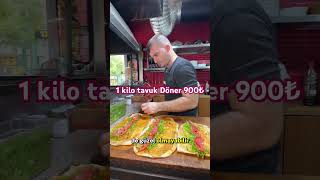 reklam 1 kilo tavuk döner dürüm 900₺ tavuk yemek food kebap tavukdöner [upl. by Merrile]