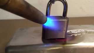 31 Master Lock 175 Melted Open [upl. by Fielding]