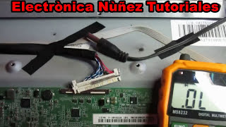 Reparar tv LED sin Vídeo Falla Resuelta VÍDEO 2 de 2 electrónica nuñez tutoriales [upl. by Penthea]