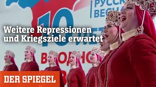 So feiert Russland KrimAnnexion und Wahlfarce  DER SPIEGEL [upl. by Rainah726]