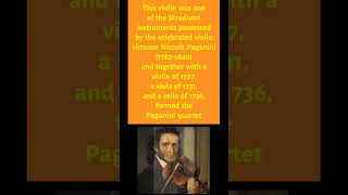 the 1680 PaganiniDesaint Stradivarius Part of the Paganini Quartet [upl. by Ardnnek]