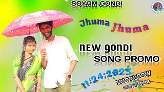 Jhuma Jhuma new gondi Full Song  4k new gondi Full video Song 2023  writer singer lucky soyam [upl. by Ahsenac]