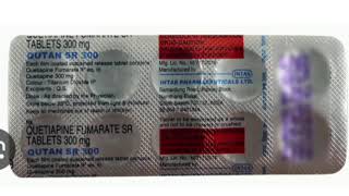 QUTAN SR 400 Tablets QUETIAPINE FUMARATE SR TABLETS 300 mg [upl. by Eelyrag]