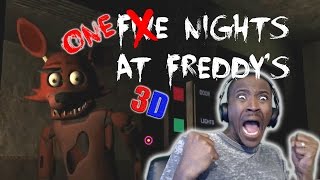 One Night at Freddys 3D  TERRIFYING FOXY JUMPSCARE [upl. by Mutat183]