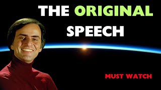 Carl Sagan The Pale Blue Dot The Original Speech [upl. by Atiroc]