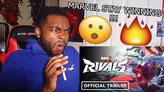 Marvel Rivals  Official Announcement Trailer Reaction marvel marvelgames reactionchannel [upl. by Gruber518]