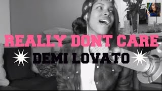 Really Dont Care  Demi Lovato cover DIAMOND WHITE [upl. by Ydner]