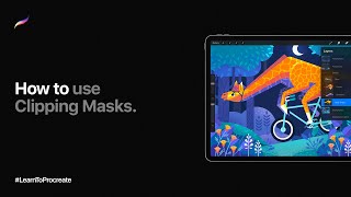 How to use Clipping Masks in Procreate [upl. by Seidler]