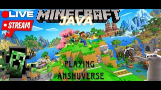 Playing Minecraft Java On Live  Come on  Live stream java 2 [upl. by Odranar]