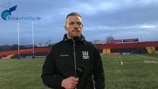 Brian Scott Bandon Grammar School Head Coach Delighted To Make Quarter Finals Of Schools Senior Cup [upl. by Zenas]