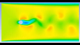 ANSYS CFD Tutorial Fluid Flow over a Circular Cylinder  von Karman Effect [upl. by Ellsworth59]