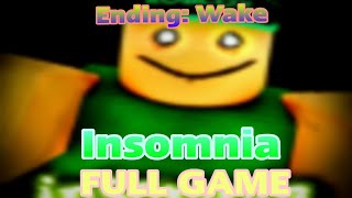 Insomnia  Full Gameplay Ending Wake [upl. by Noicpesnoc]