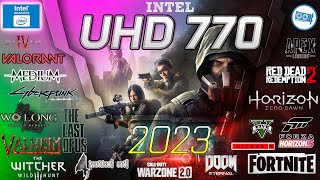 i713700K IGPU TEST  Intel UHD 770 in 15 GAMES  20232024 [upl. by Aluap]