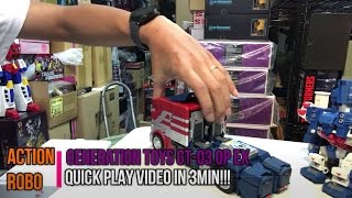 【AR 】 Generation Toy GT03 OP EX quick play video in 3min [upl. by Siesser]