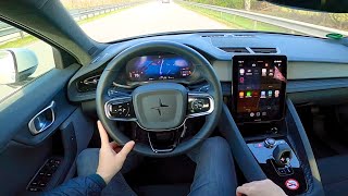 2022 Polestar 2  pov test drive polestar2 testdrive [upl. by Nyvar]