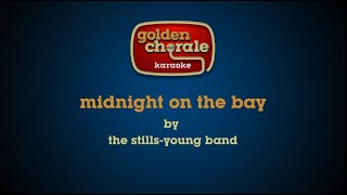 the stills—young band  midnight on the bay karaoke [upl. by Aesoh]