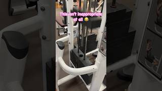 INAPPROPRIATE Gym Equipment 😂 gymhumor gymlife fitness gymexercises [upl. by Attinahs]