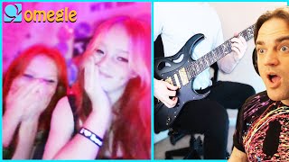 GUITAR TEACHER Reacts  Guitarist BLOWS MINDS on OMEGLE with perfect pitch Reaction  TheDooo [upl. by Viridissa]