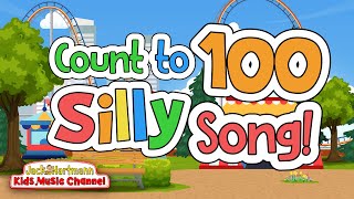 Count to 100 SILLY SONG  Volume 2  Jack Hartmann [upl. by Etnahsal689]