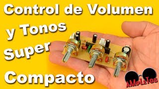 Control de tonos y volumen controlados por tensión con AN5835 [upl. by Neehsas]