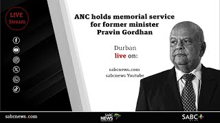 ANC holds memorial service for former minister Pravin Gordhan [upl. by Arym328]