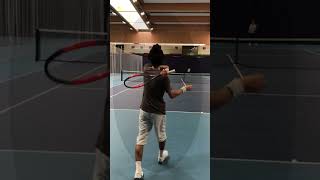 Trying to improve twohanded backhand tennis [upl. by Ledba]