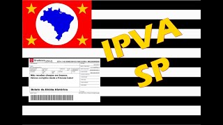 IPVA SP saiba como emitir boleto de ipva do estado de sp [upl. by Ailed786]