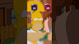 Homer vs Peter Griffin Rank Up brawlstars shorts [upl. by Vizza659]