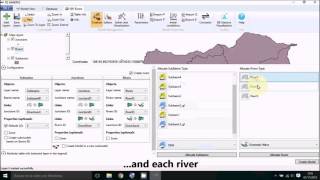 RS MINERVE  Creation of hydrological models from GIS [upl. by Fadiman]