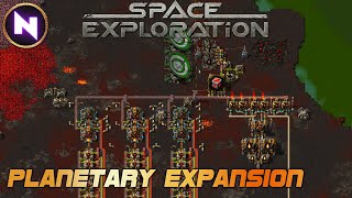 PLANETARY EXPANSION for VULCANITE In Factorio Space Exploration  GuideWalkthrough [upl. by Tullus]