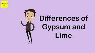 Differences of Gypsum and Lime [upl. by Ahsei]