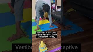 Proprioceptive Activities l Occupational Therapy for Autism at Home autistic autismasdshorts [upl. by Astraea845]