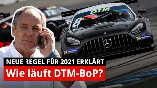 Balance of Performance So soll es gelingen  DTMRegeln 2021  Interview Gerhard Berger [upl. by Aleciram]