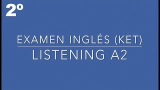 Listening A2  2º TEST  English Listening A1 [upl. by Waugh832]