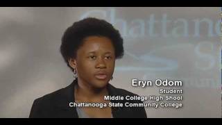 Middle College High School at Chattanooga State student Eryn Odom [upl. by Shih]