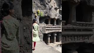 One of the beautiful place in India Everyone must visit it ellora shilpama song in ellora caves [upl. by Iva]