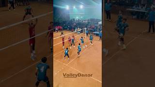 Rally 😱Defence 😳 Pipe Attack 😲 volleyball volleydonor volley haikyu shorts viralvideo [upl. by Ottavia]